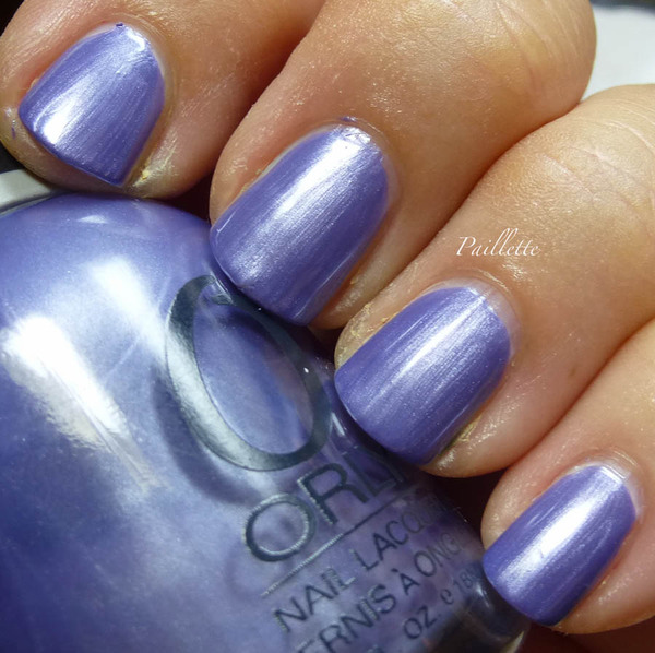 Nail polish swatch / manicure of shade Orly Veriwinkle