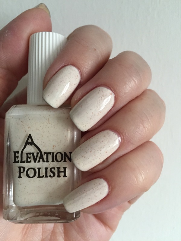 Nail polish swatch / manicure of shade Elevation Polish Limestone