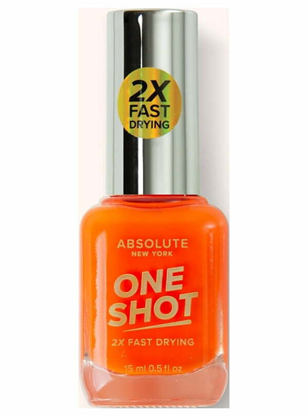 Nail polish swatch / manicure of shade Absolute! Neon Orange