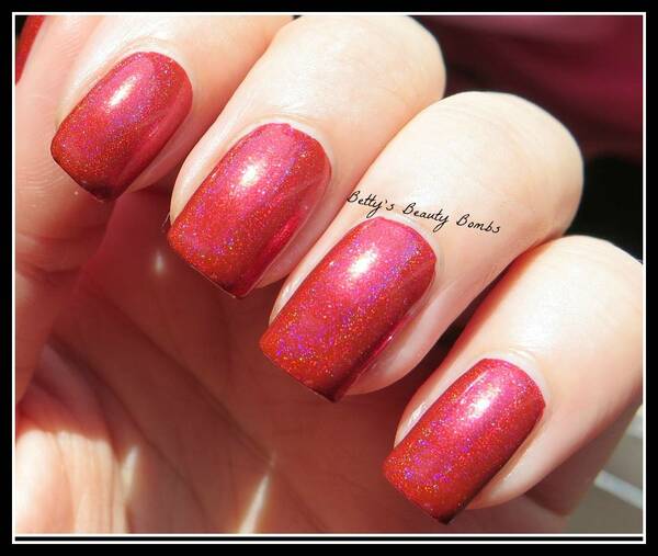 Nail polish swatch / manicure of shade Enchanted Polish July 2014