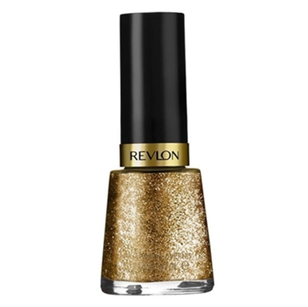 Nail polish swatch / manicure of shade Revlon Gold Goddess