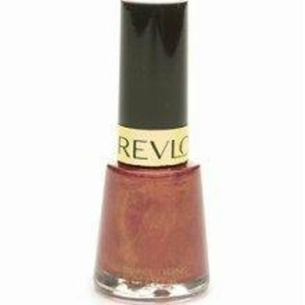 Nail polish swatch / manicure of shade Revlon Amber Ablaze