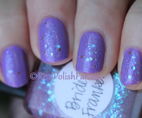 Nail polish swatch / manicure of shade Lynnderella Bride of Franken