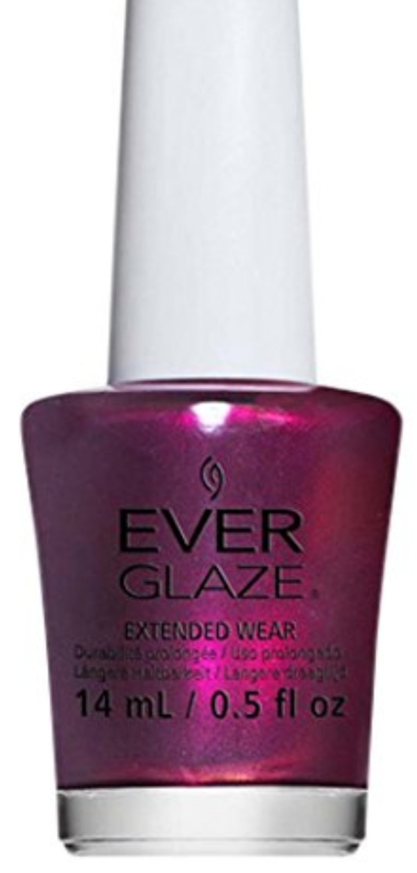 Nail polish swatch / manicure of shade Ever Glaze Royal Satin