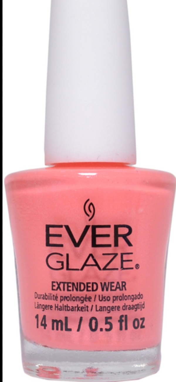 Nail polish swatch / manicure of shade Ever Glaze What's The Coral-ation