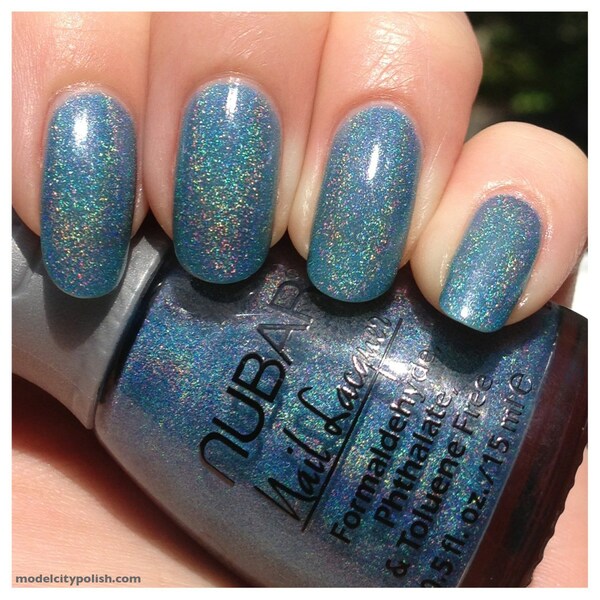 Nail polish swatch / manicure of shade Nubar Absolute