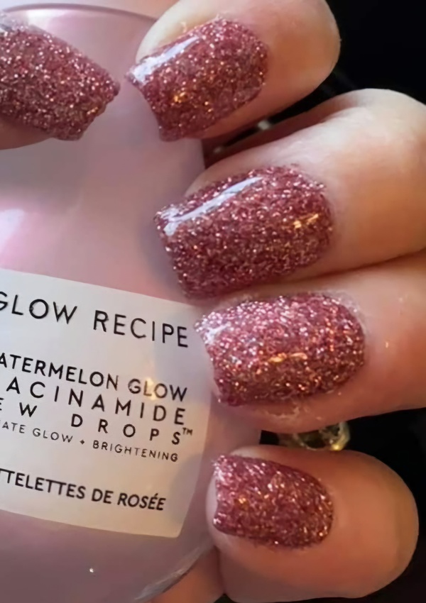 Nail polish swatch / manicure of shade Revel Extravagant