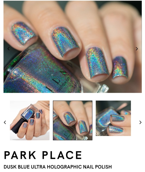 Nail polish swatch / manicure of shade I Love Nail Polish Park Place