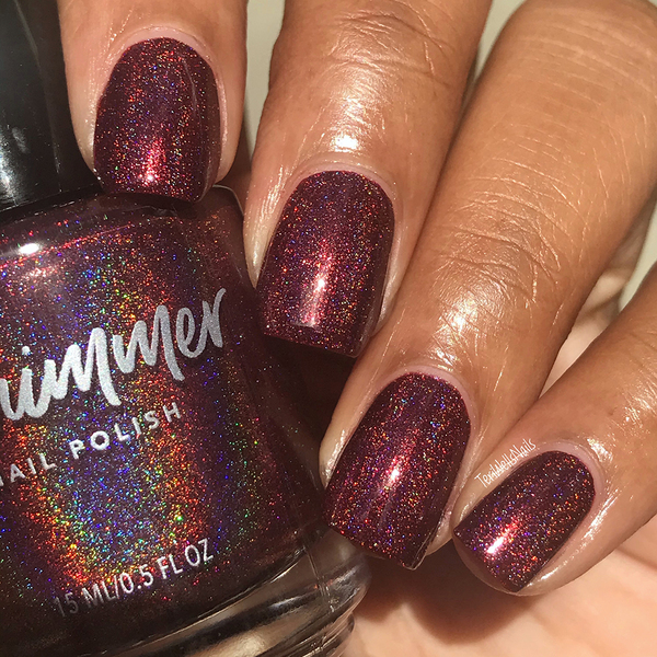 Nail polish swatch / manicure of shade KBShimmer Sip Back and Relax