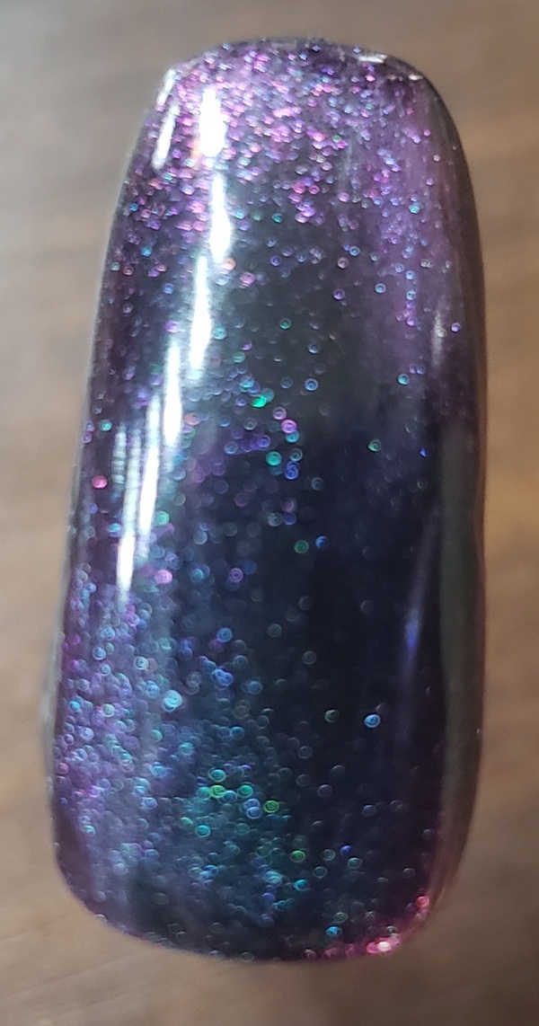 Nail polish swatch / manicure of shade KBShimmer Spaced Out