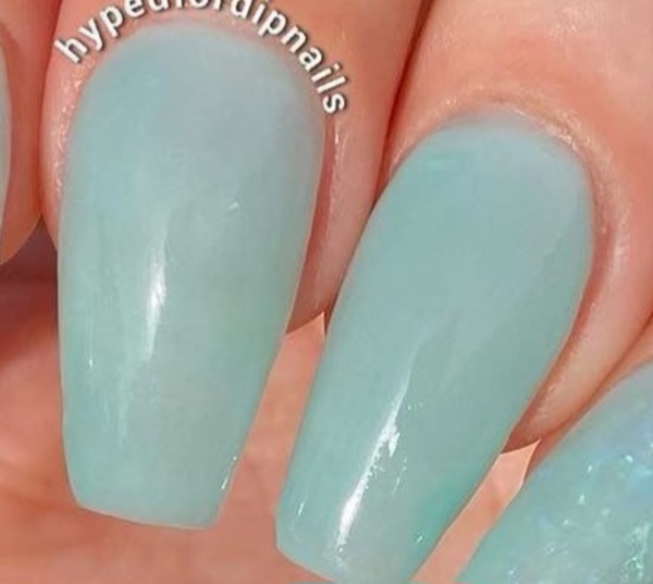 Nail polish swatch / manicure of shade Revel Mediterranean Sea