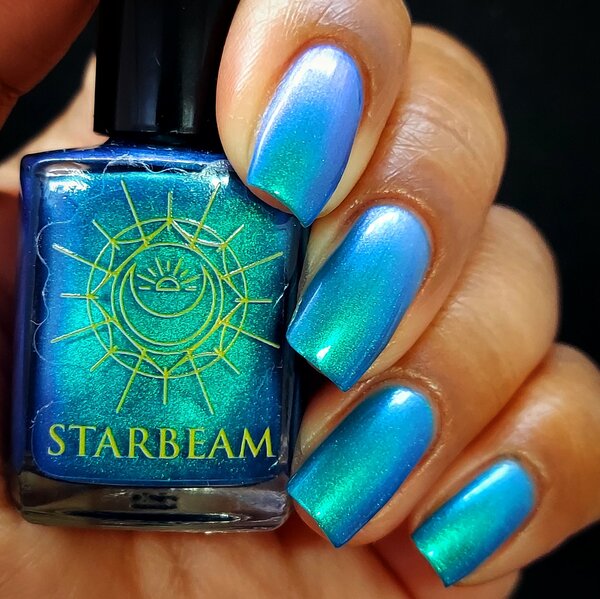 Nail polish swatch / manicure of shade Starbeam Runic