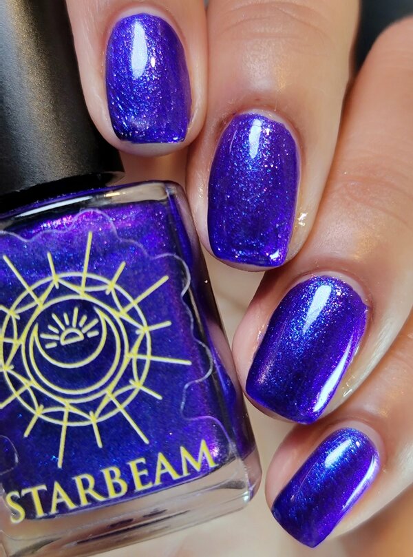 Nail polish swatch / manicure of shade Starbeam Turning Violet