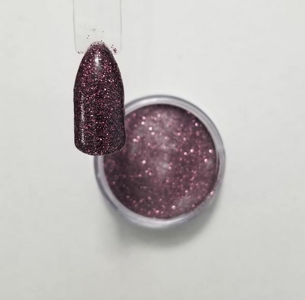 Nail polish swatch / manicure of shade Diamond Dips Blackberry Merlot