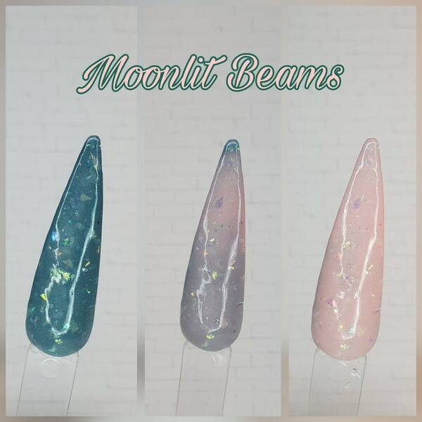 Nail polish swatch / manicure of shade Georgia Dips Moonlit Beams