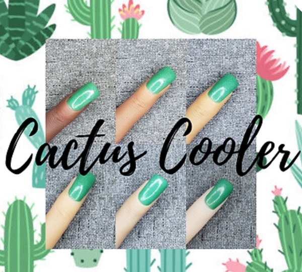 Nail polish swatch / manicure of shade Phoenix Ashes Cactus Cooler