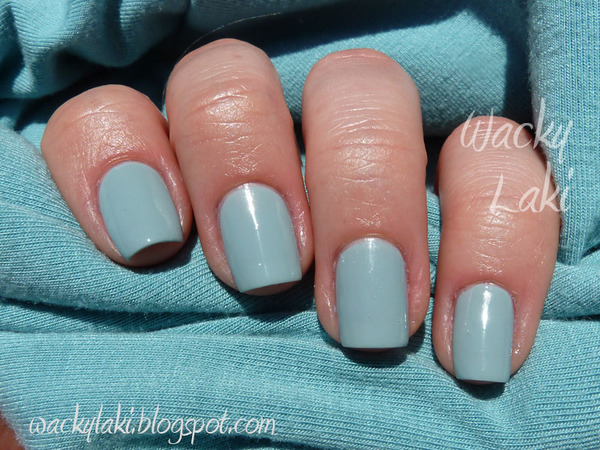 Nail polish swatch / manicure of shade Cosmetic Arts Sky Blue