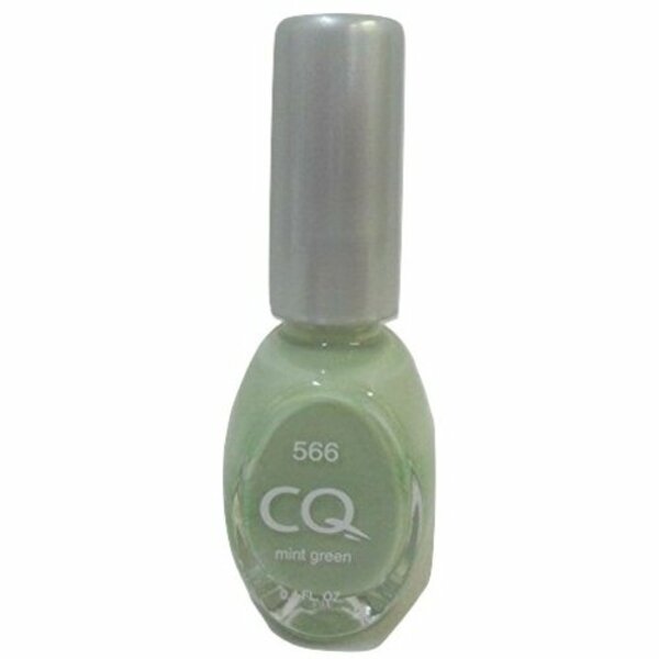 Nail polish swatch / manicure of shade CQ Mint Green