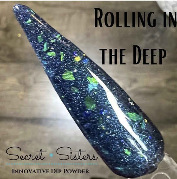 Nail polish swatch / manicure of shade Secret Sisters Rolling in the Deep