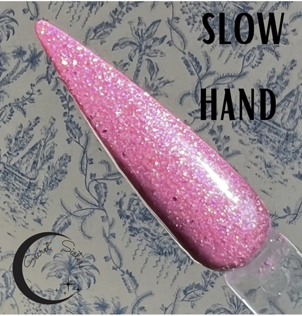 Nail polish swatch / manicure of shade Secret Sisters Slow Hand