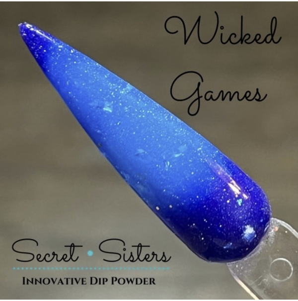 Nail polish swatch / manicure of shade Secret Sisters Wicked Games