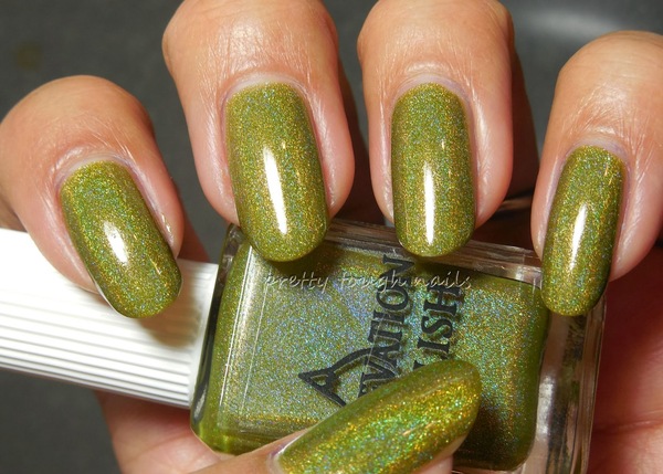 Nail polish swatch / manicure of shade Elevation Polish Epidote