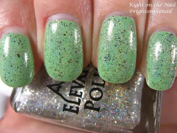 Nail polish swatch / manicure of shade Elevation Polish Yeti the Stone Warrior