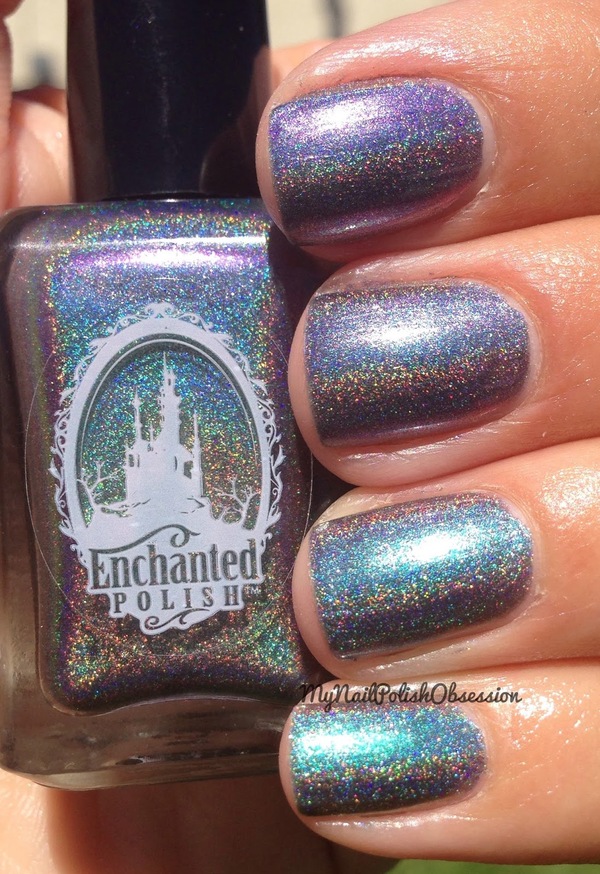 Nail polish swatch / manicure of shade Enchanted Polish Kids