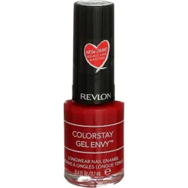 Nail polish swatch / manicure of shade Revlon All on Red