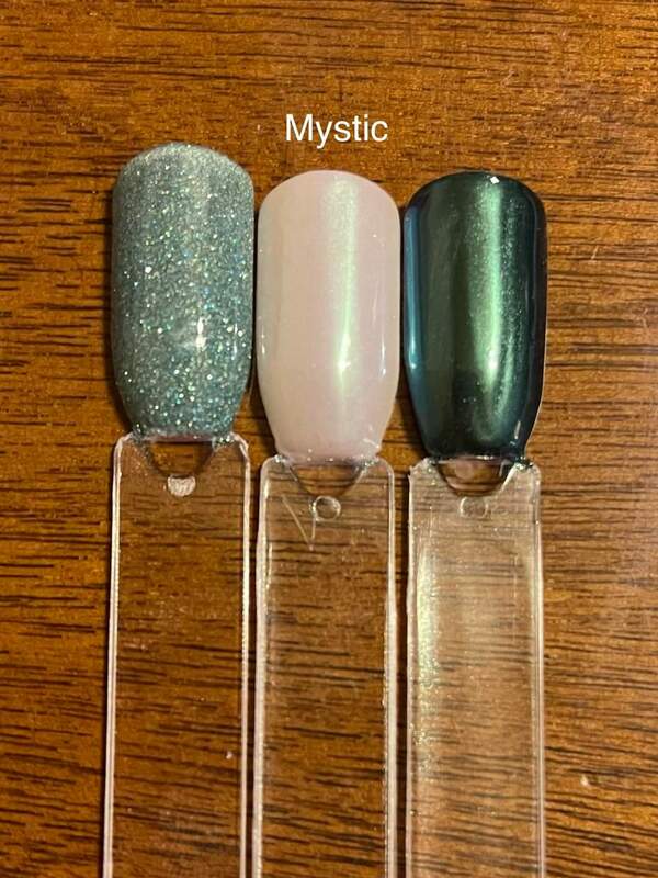 Nail polish swatch / manicure of shade Revel Mystic