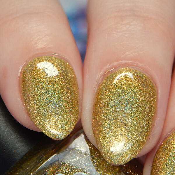 Nail polish swatch / manicure of shade Starbeam Princess