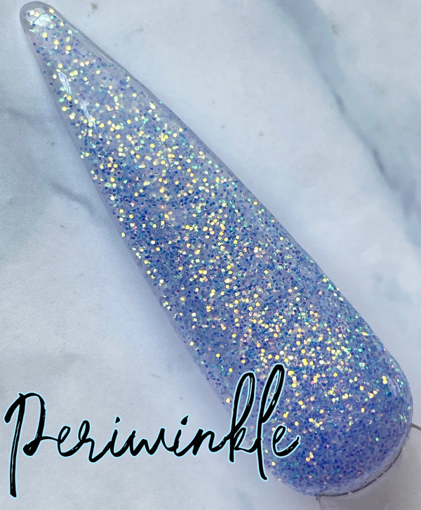 Nail polish swatch / manicure of shade Dipped with Jazz Periwinkle