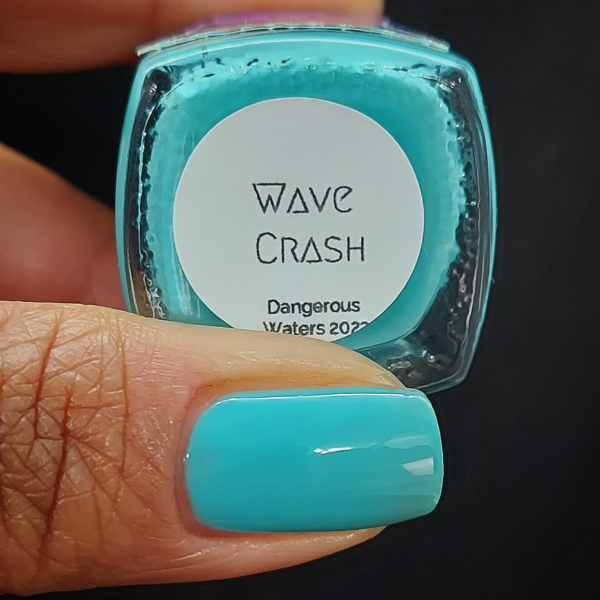 Nail polish swatch / manicure of shade Starbeam Wave Crash