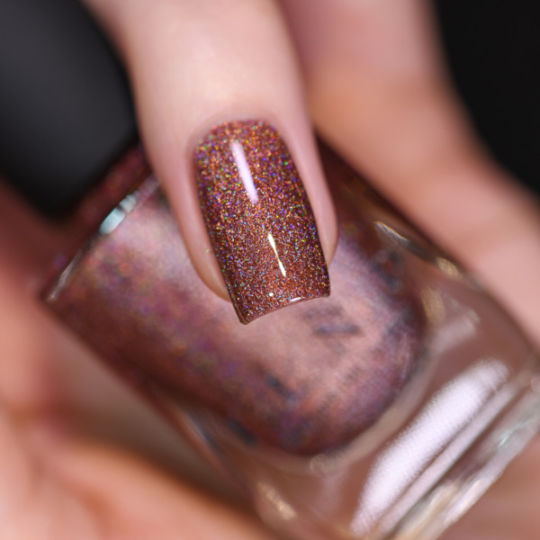 Nail polish swatch / manicure of shade I Love Nail Polish Brownstone