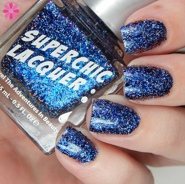 Nail polish swatch / manicure of shade SuperChic Lacquer In The Twinkling Of An Eye