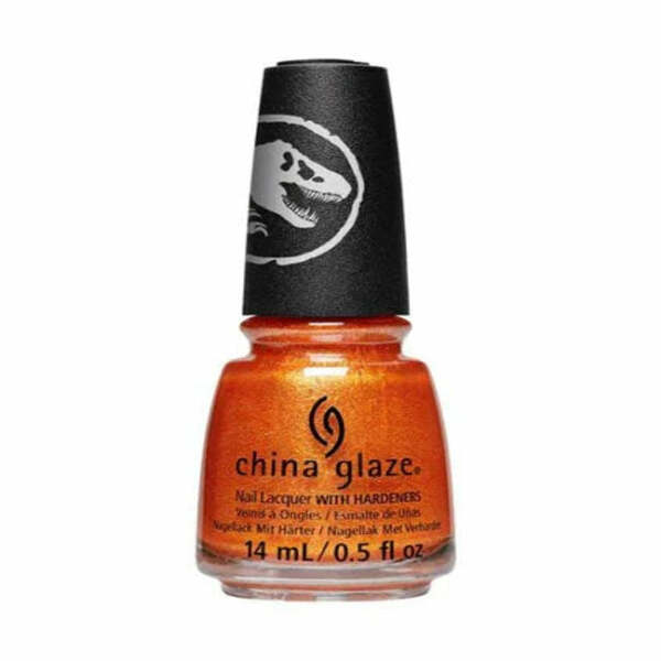 Nail polish swatch / manicure of shade China Glaze Orange You Fierce