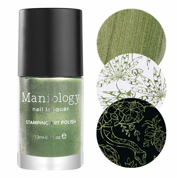 Nail polish swatch / manicure of shade Maniology Mangrove