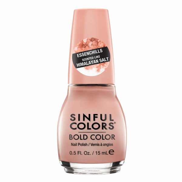 Nail polish swatch / manicure of shade Sinful Colors Salt Bath Babe