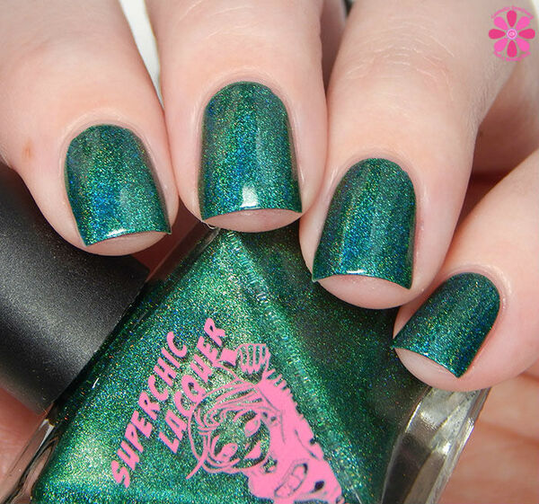 Nail polish swatch / manicure of shade SuperChic Lacquer No Rest For The Wicked