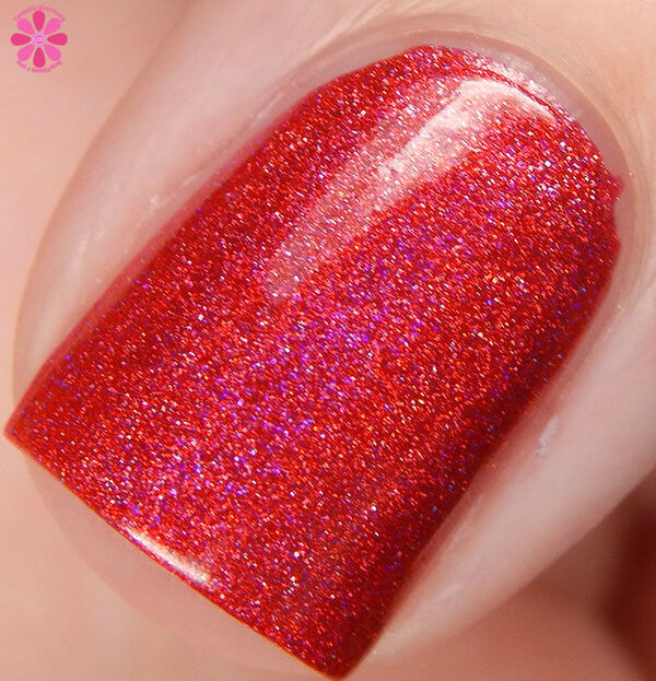 Nail polish swatch / manicure of shade SuperChic Lacquer Realm Of Erotica