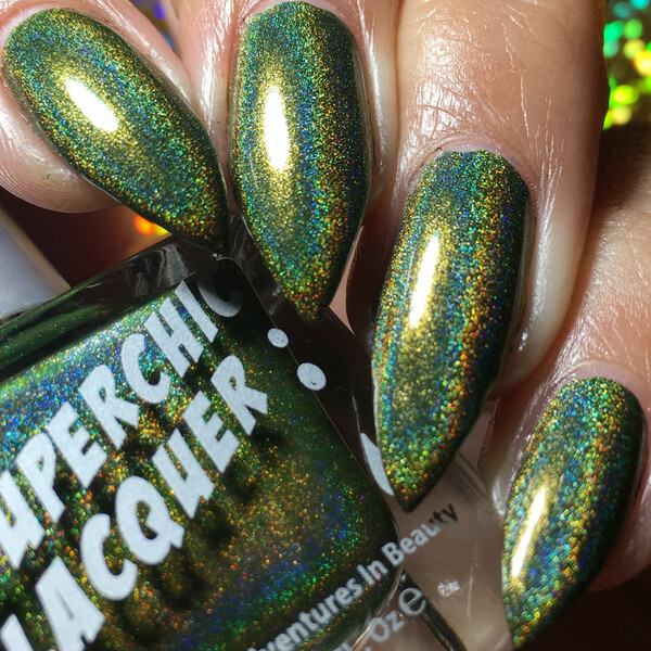 Nail polish swatch / manicure of shade SuperChic Lacquer Awkward Turtle