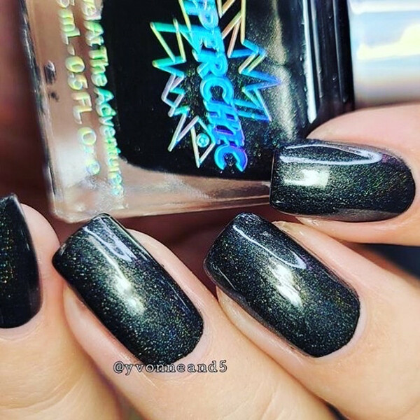 Nail polish swatch / manicure of shade SuperChic Lacquer Morticia Aadams