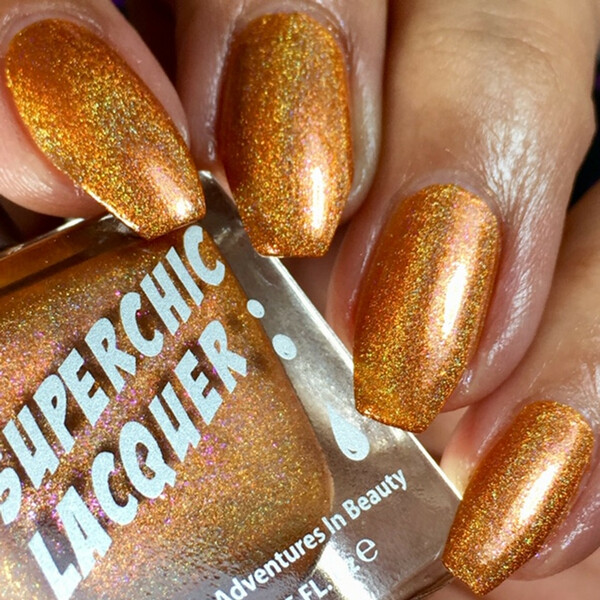 Nail polish swatch / manicure of shade SuperChic Lacquer Jinxed