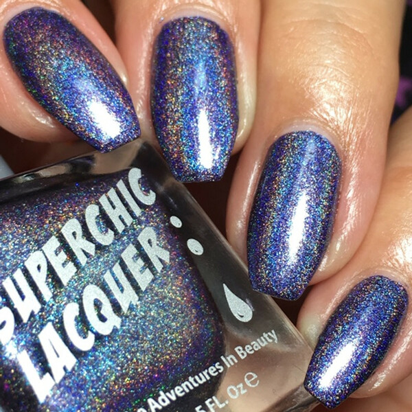 Nail polish swatch / manicure of shade SuperChic Lacquer When Stars Align