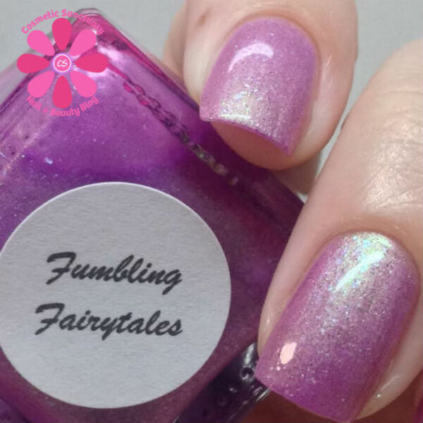 Nail polish swatch / manicure of shade SuperChic Lacquer Fumbling Fairytales