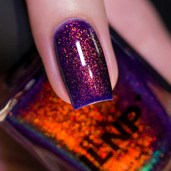 Nail polish swatch / manicure of shade I Love Nail Polish Hallucinate