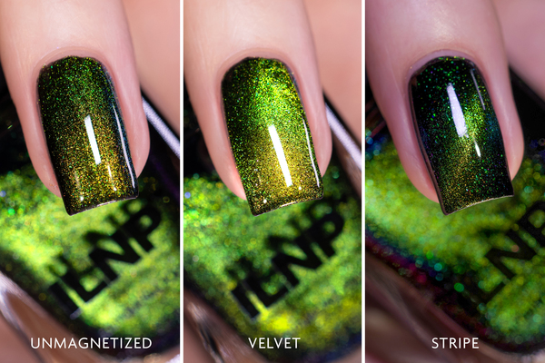 Nail polish swatch / manicure of shade I Love Nail Polish Venom