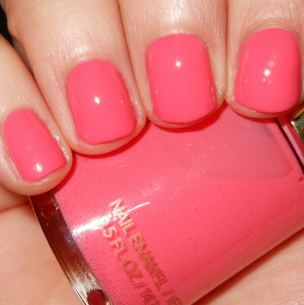 Nail polish swatch / manicure of shade Revlon Tropical Temptation