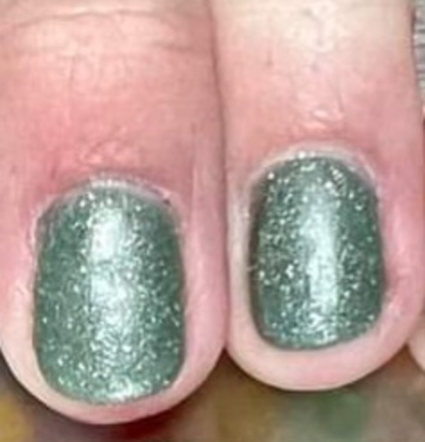 Nail polish swatch / manicure of shade Revel Sea Haze