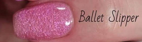 Nail polish swatch / manicure of shade Phoenix Ashes Ballet Slipper